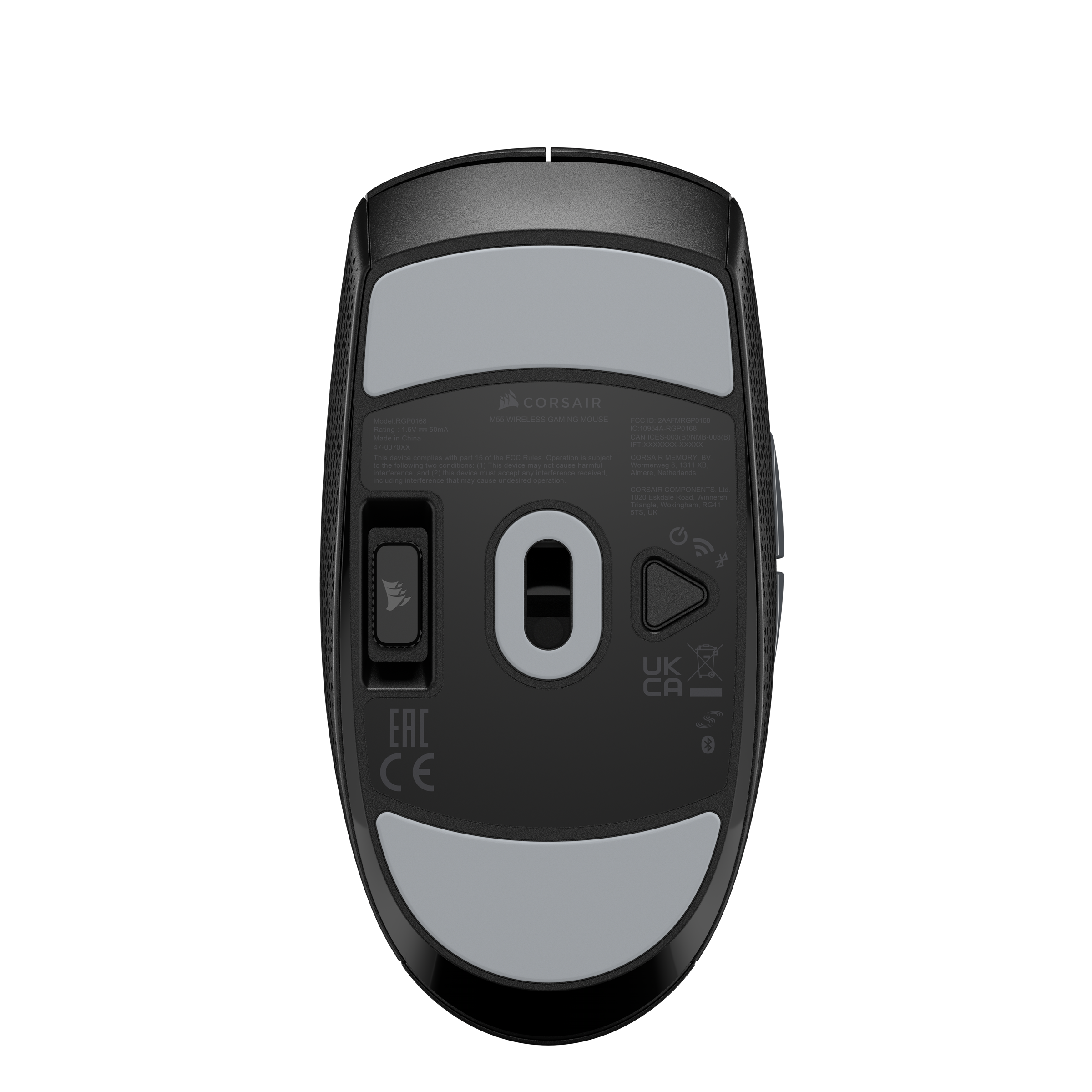 Corsair M55 Wireless Gaming Mouse Gray photo 5