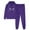 Purple, variant on MuZeFu Womens Sweatshirt Hoodie Sweatpants Sets for Women 2 Piece Outfits Mens And Womens Sports Tracksuits Long Sleeve Pullover Hoodie Sweatshirt Loose Coat And Sweatpants Fall Winter Suit