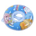 thumbnail image 3 of Anillo de asiento de flotador de natación inflable para bebé con asas de seguridad Anillo de piscina de patrón lindo para niños pequeños azul, 3 of 9