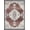 Beige Red, variant on GlowSol 8' x 10' Vintage Area Rug Medallion Rug Low Pile Non Slip Accent Rug for Dining Room Home Office, Rust/Beige