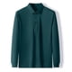 thumbnail image 5 of Camisa de manga larga con botones para hombre - Corte regular informal de negocios - Mezcla de poliéster y algodón, tallas M-XXXXL, 5 of 5