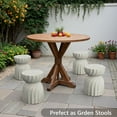 thumbnail image 7 of MOALCOFER Concrete Outdoor Side Table,Small Round Accent Table for Patio,Garden, 7 of 7
