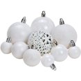 thumbnail image 2 of Christmas Tree Balls Set In 10 Christmas Colors - 100 Christmas Balls White Made Of Plastic - White- Christmas Tree Decorations & Christmas Tree Decorations, 2 of 4