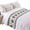 Gray Beige, variant on Bed Runner Scarf for Twin Size Bed, Brown Boho Beds Scarf Throws for Foot of Bedding, Farmhouse Aztec Southwest Ethnic Geometric Decorative Beds Runners for Bedroom Guestroom, 71"x20"