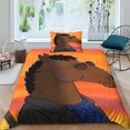 thumbnail image 2 of Bojack Horseman Animation Bedding Set Cartoon Duvet Cover Set Soft Comforter Quilt Cover with Tai, 2 of 5