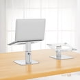 thumbnail image 2 of Soporte para portátil BESIGN LSX6N ergonómico ajustable plateado, 2 of 9
