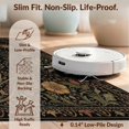 thumbnail image 6 of Design&I 8'x10' Washable Area Rug Snag-Free Black Gold Celestial Garden and Floral Motifs Elegant Scrollwork with Starry Night for Dining Room, Large Office, Lounge, 6 of 7