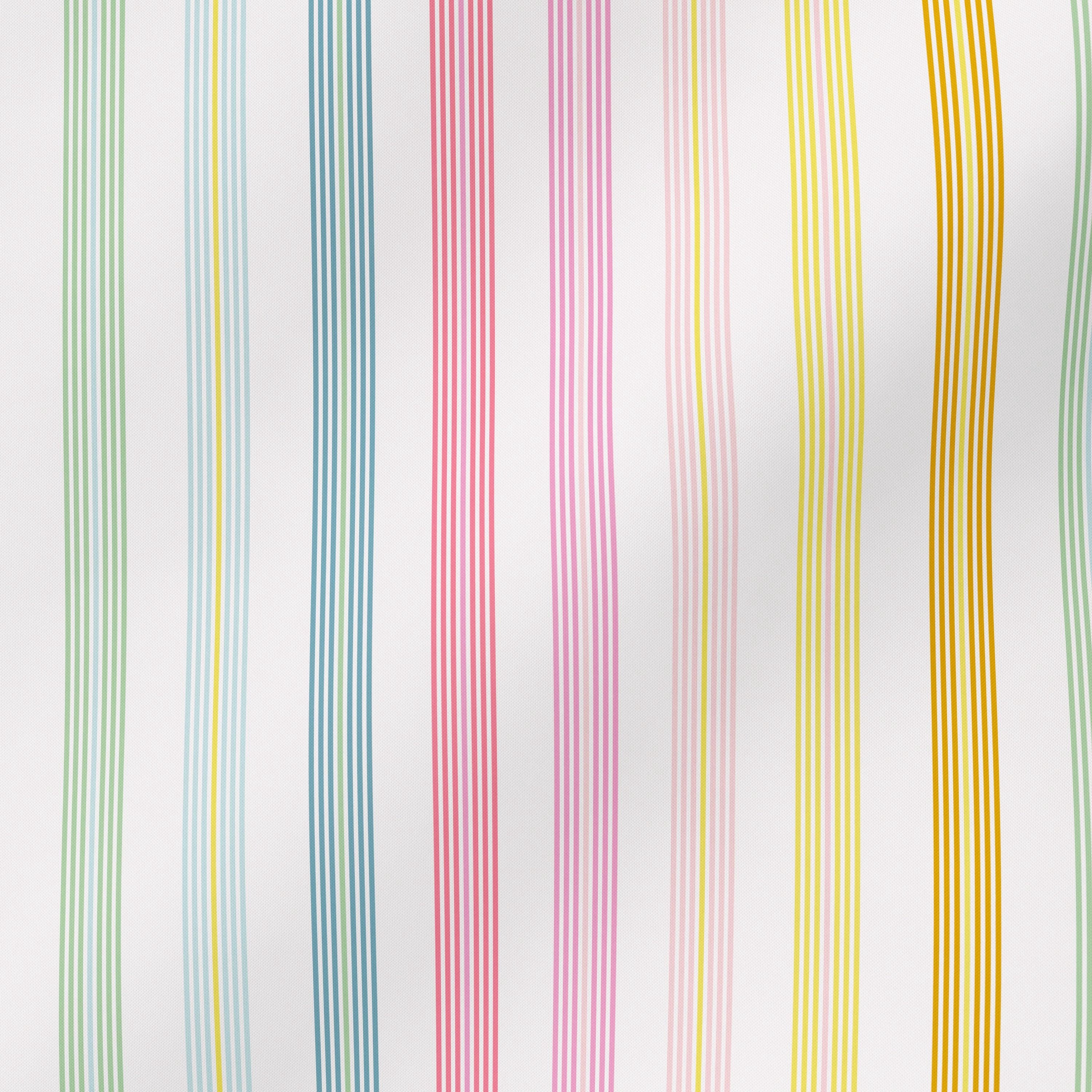 Mainstays Kids Microfiber Bed Sheet Set, Queen, Rainbow Stripe, 4 Pieces