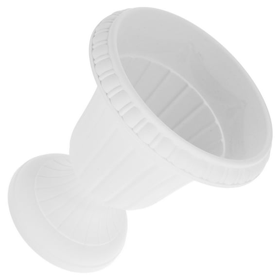 Hemoton Tall Roman Column Plastic Urn Planter, Vintage Style Flower Vase for Wedding Flowers, Indoor Outdoor Garden Decor Pot