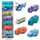 thumbnail image 1 of Children's Toy Car Engineering Military Set Cartoon Small Car Model Boy Gift, 1 of 4
