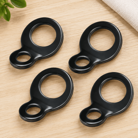 Multi-Purpose Tie-Down Anchors Hooks - Stainless Steel Tie Down Strap Rings for Dirt Bike Motorcycle ATV Truck Trailer Tiedown Attachment Points - Heavy-Duty Lashing Rings for Garage Work Shop