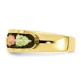 thumbnail image 3 of 10K Yellow Gold Ring Band Men's Tri-color Black Hills Antiqued, Size 6, 3 of 5