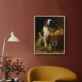 thumbnail image 2 of Nawypu Animal Painting Car Dog Resting Posters and Wall Art Picture Decor Canvas Prints Framed and Framed, 2 of 4