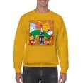 thumbnail image 2 of Officially Licensed Coca Cola Harmony Smiley Sun & Coca-Cola Men's Sweatshirt, 2 of 3