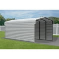 thumbnail image 3 of Arrow 10 x 29 x 9 ft Eggshell Steel Carport With 2 Side Wall Kit, 3 of 15