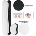 thumbnail image 4 of GHSDFBB Leather Desk Pad and Keyboard Wrist Rest, Large Mouse Pad + Keyboard Pad+Mouse Wrist Support, Non-Slip Desk Mat Protector for Office, Home(31.5×15.7 Inches,White), 4 of 6