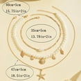 thumbnail image 6 of Puka Shell Necklace Starfish Necklace Seashell Choker Necklaces for Women Beach Vacation Essentials Summer Outfits for Women Boho Western Beach Surfer Jewelry, 6 of 15