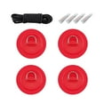 thumbnail image 3 of Parche de anillo en D de acero inoxidable 316 de 4 piezas con cuerda elástica y pegamento para inflable de PVC rojo Zulema Parche de anillo en D de acero inoxidable, 3 of 8