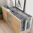 thumbnail image 4 of Grey Abstract Table Runner - 108 Inch Long, Kitchen Dining Table Runner Dresser Scarves, Modern Mottled Art Oil Painting Farmhouse Decor for Coffee Tables Wedding Party Banquet, 4 of 8