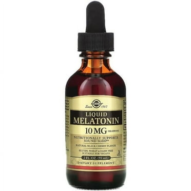 Solgar Liquid Melatonin Sleep Supplement, 10mg, 2 Oz