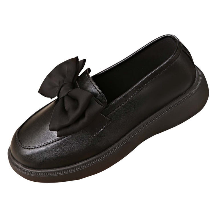 Tawop Shoes Women Womens Dress Shoes Work Shoes Flats Bow Casual Black 5.5, Women's, Size: Large