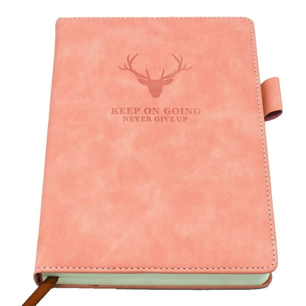 Libreta A5 rayada, tapa dura, 360 páginas, papel premium de 80 g/m2 para notas, planificación, estudio, viajes, dibujos, bocetos y proyectos (azul)