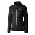 thumbnail image 2 of Women's Cutter & Buck Black Creighton Bluejays Rainier Eco Insulated Puffer Full-Zip Jacket, 2 of 3