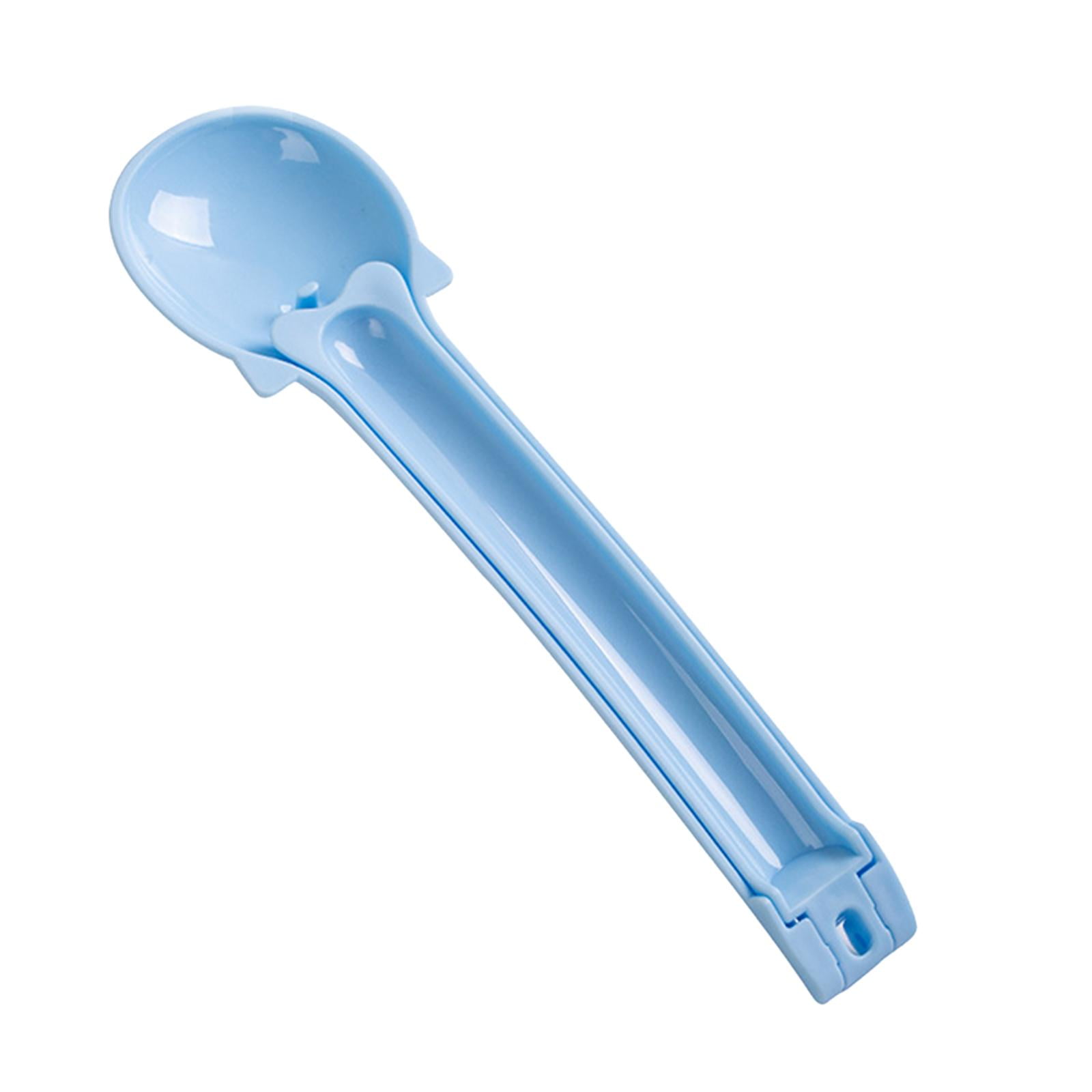 Foldable Handle Pet Feeding Spoon Cat Strip Squeezer Liquid Spoons Cat