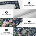 thumbnail image 5 of Navy Blue Flowers Outdoor Rug 6x9 Ft, Non Slip Washable Area Rug, Spring Floral Elegant Pastoral Botanical Patio Rugs Carpet Runner, Large Floor Mat for Indoor/Outdoor Deck Porch Camping, 5 of 8
