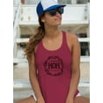 thumbnail image 2 of Best Mom Nature Lineart Racerback Tank Women -Image by Shutterstock, Female Large, 2 of 4