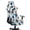 Abstract Dots, variant on HELLHERO Black White Lotus 4 Pack Gaming Chair Covers with Armrest Covers, Stretch Spandex Computer Chair Covers Soft Breathable for Office Home