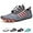 Grey, variant on Grounded Footwear for Women Men Neuropathy, Comfortable Lightweight Non-Slip Barefoot Shoes,Men's and women's diving shoes, beach snorkeling shoes, cycling outdoor mountaineering five-finger shoes