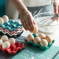 thumbnail image 7 of Conditiclusy Egg Holder Anti-Slip 6 Grids Ceramic Eco-Friendly Egg Container for Kitchen, 7 of 7