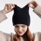 thumbnail image 4 of 1 gorro de lana, gorro de punto, gorro frío, frío, cálido, gorro frío, versión coreana del gorro tipo jersey de moda, 4 of 5