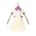 thumbnail image 3 of Disfraz de anime Cicadas Cry para mujer, vestido de manga corta, falda plisada, chaleco color caqui, sombrero, traje de carnaval para Halloween, 3 of 5