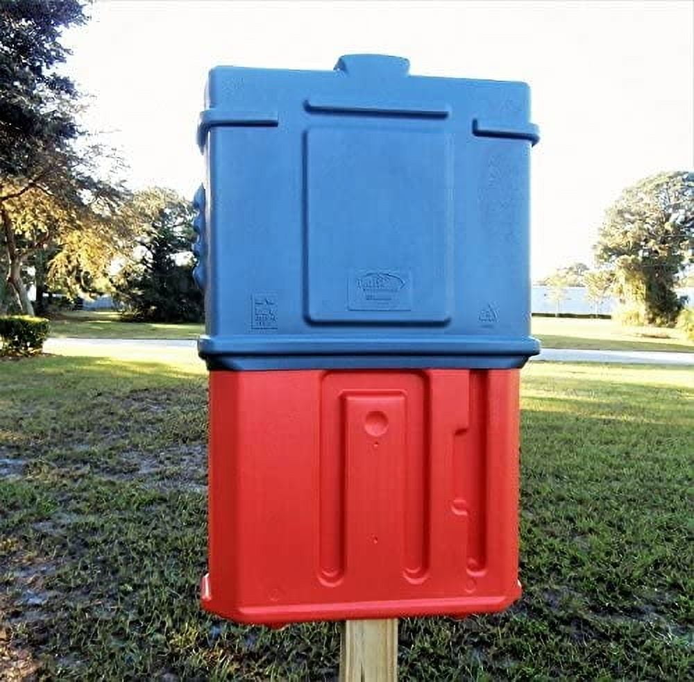 EZ Permit Box w/4x4 Adapter Gray and Orange