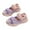 Pink, variant on ZACPNCV Girls Sandals Open Toe Cute Flowers Princess Girls Flats Summer Dress Shoes Sandals for Toddler Black 3-4 Years