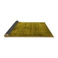 thumbnail image 2 of Ahgly Company Indoor Round Oriental Yellow Industrial Area Rugs, 4' Round, 2 of 4