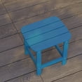 thumbnail image 3 of Merrick Lane Poly Resin Indoor/Outdoor All-Weather Adirondack Side Table in Blue, 3 of 12