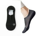 thumbnail image 2 of Huhudde 1 Pair Men's Not Show Socks Breathable Mesh Socks Antis Slip Invisible Socks Thin Summers Low Cut Liner Socks Hosiery, 2 of 21
