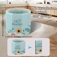 thumbnail image 2 of SLLINGLUO Foldable Bathtub for Adult Kids, No-Installation Portable Bath tub for Baby Swimming Bathing Sauna Soaking Tub, Blue & Flowers, 2 of 7