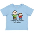 thumbnail image 3 of Inktastic I Love My Brother with Autism Girls Baby T-Shirt, 3 of 5