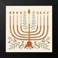 thumbnail image 2 of Barnes, Victoria 15x15 Black Modern Framed Museum Art Print Titled - Natural Hanukkah I, 2 of 5