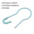 thumbnail image 4 of Uxcell 22mm/0.87 Inch Gourd Metal Bulb Safety Pins Sewing Pins for Office Blue 1000 Pack, 4 of 5