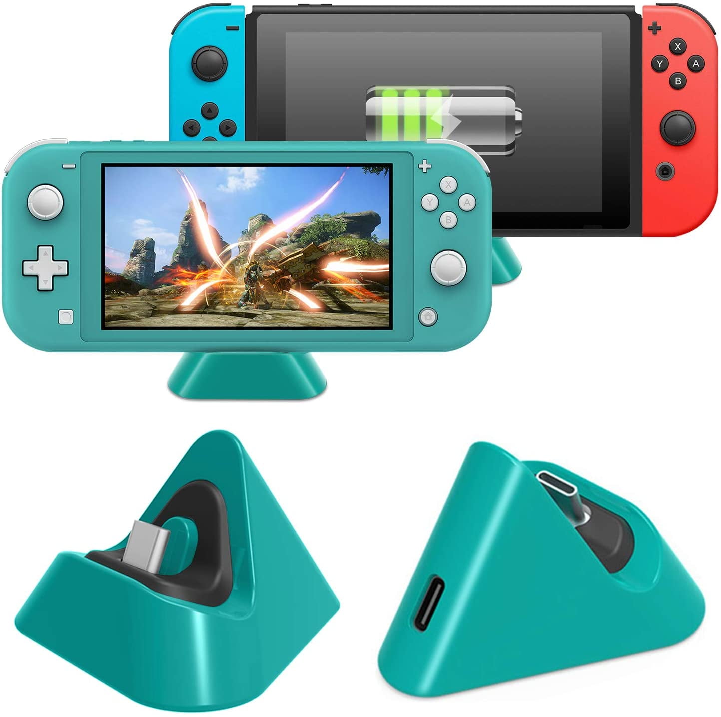 LUO Charging Dock Compatible with Nintendo Switch/Switch Lite/Switch