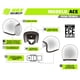 thumbnail image 4 of Casco motocicleta HAX Helmets 3/4 ACE Club Card Talla (XL) HAX Helmets Club Card ACE, 4 of 7