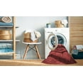 thumbnail image 2 of Ahgly Company Machine Washable Indoor Round Transitional Red Area Rugs, 6' Round, 2 of 7