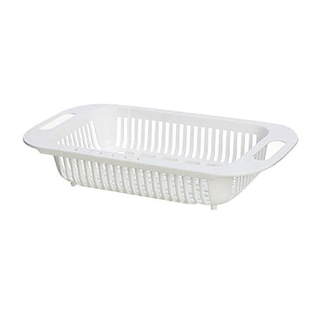 

Sink Drains PP Telescopic Kitchen Daily Sundries Collapsible Dish Drainer with Drainer Board