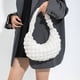 thumbnail image 5 of Tote Hobo Bag Mujer Bolsas Burbuja Satchel Underarm Monedero Hombro Plisado Blanco, 5 of 9