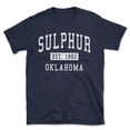 thumbnail image 1 of Sulphur Oklahoma Classic Established Men's Cotton T-Shirt, 1 of 1